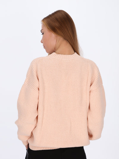 Front Detailed Knitted Pullover