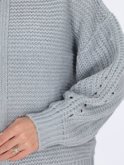 Bishop sleeve Knitted Pullover