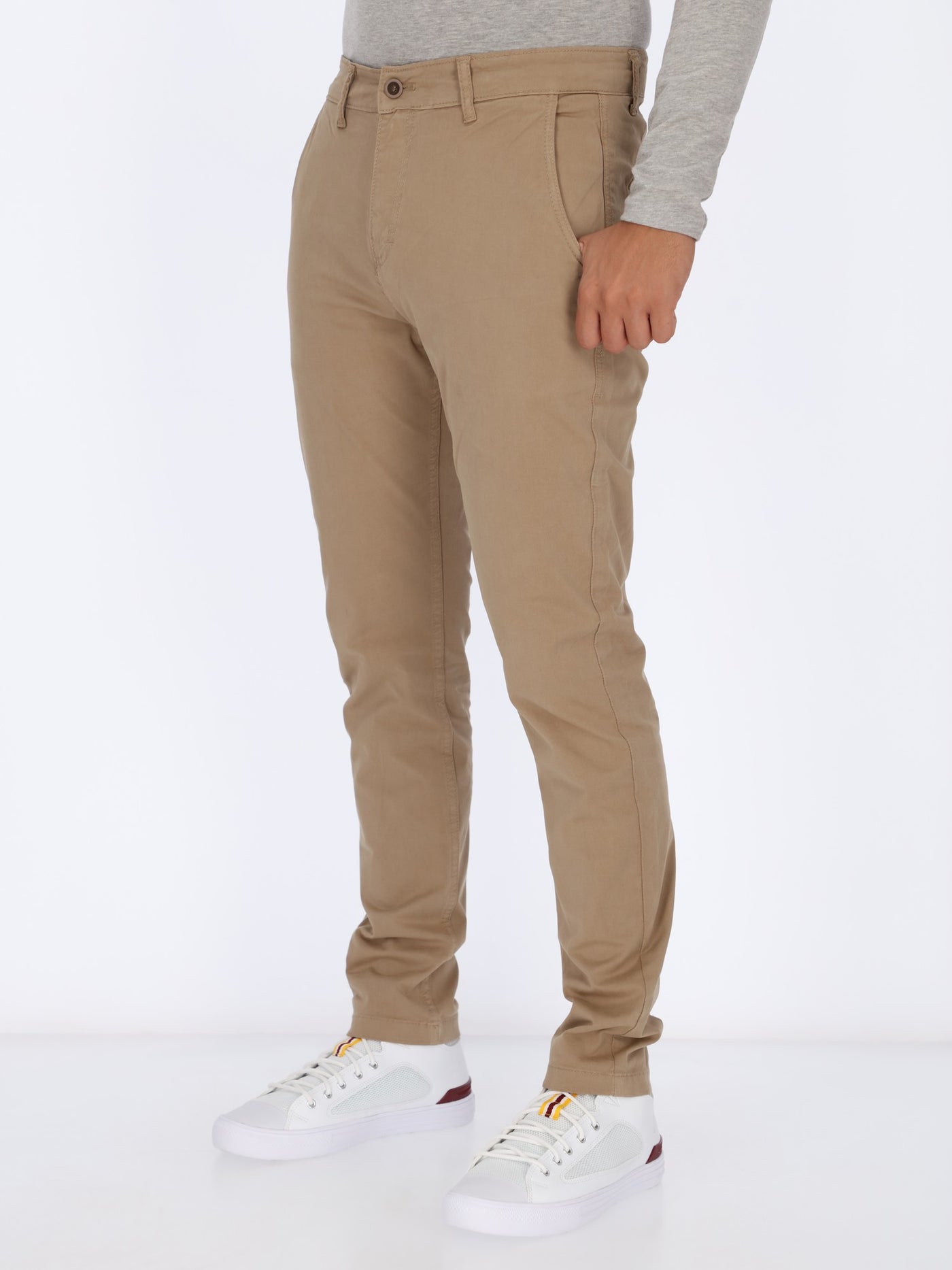 Slim-Fit Semi-Casual Pants