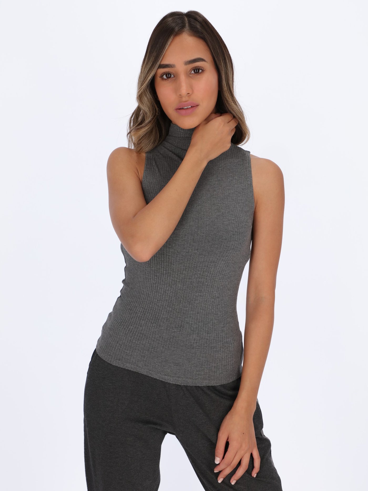 Derby Top with Turtleneck