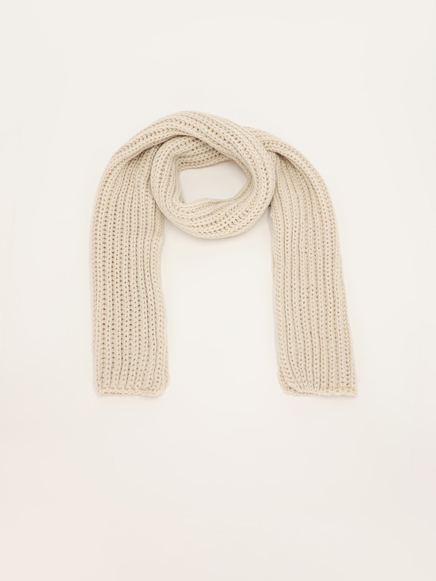 Basic Knitted Wool Scarf