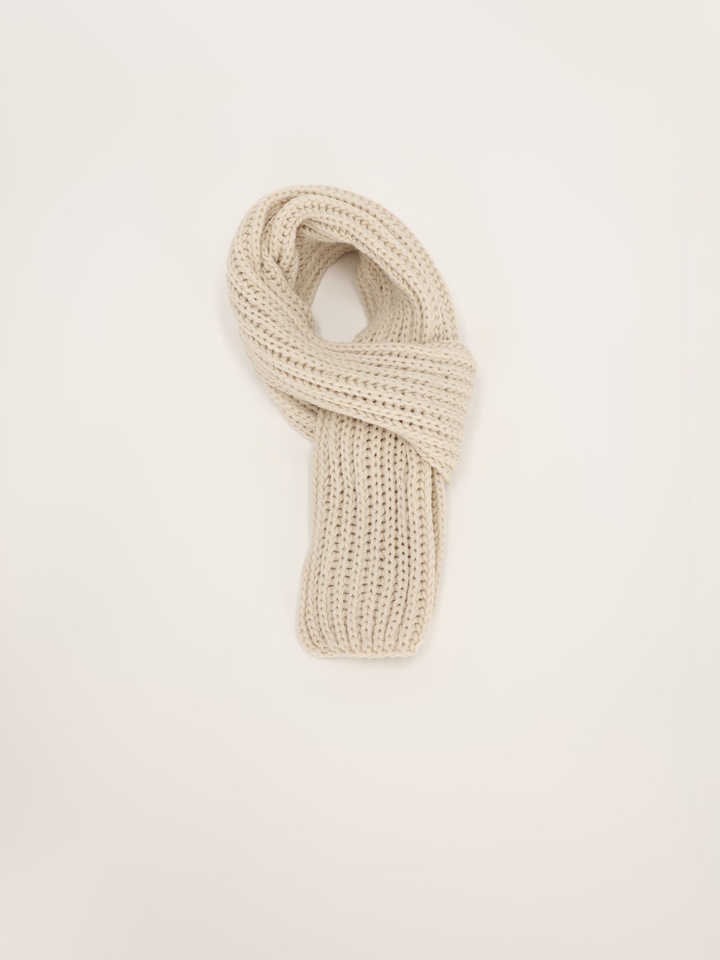 Basic Knitted Wool Scarf