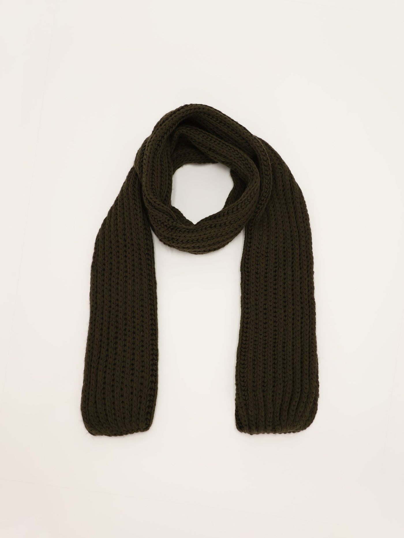 Basic Knitted Wool Scarf