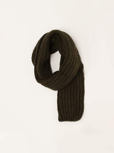 Basic Knitted Wool Scarf