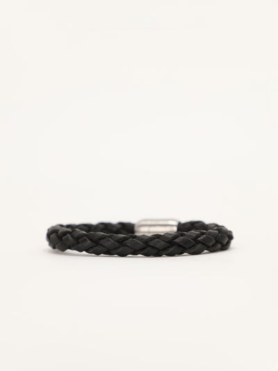 Round Braided Leather Bracelet