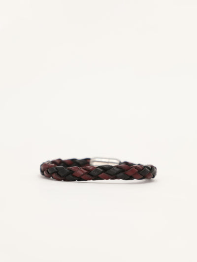 Round Braided Leather Bracelet