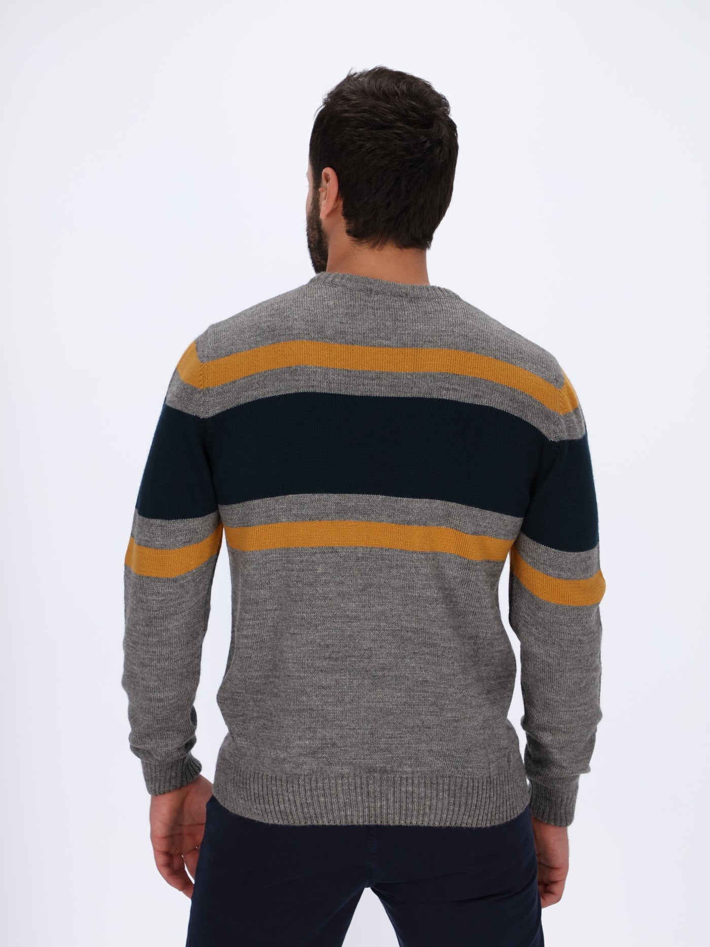 Color-Block Knitted Pullover