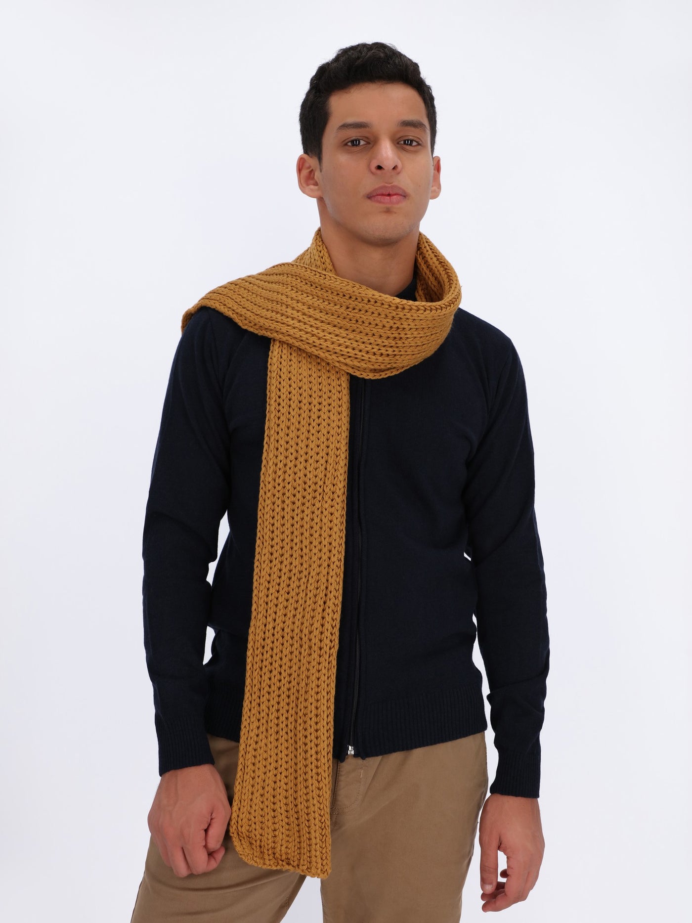 Basic Knitted Wool Scarf