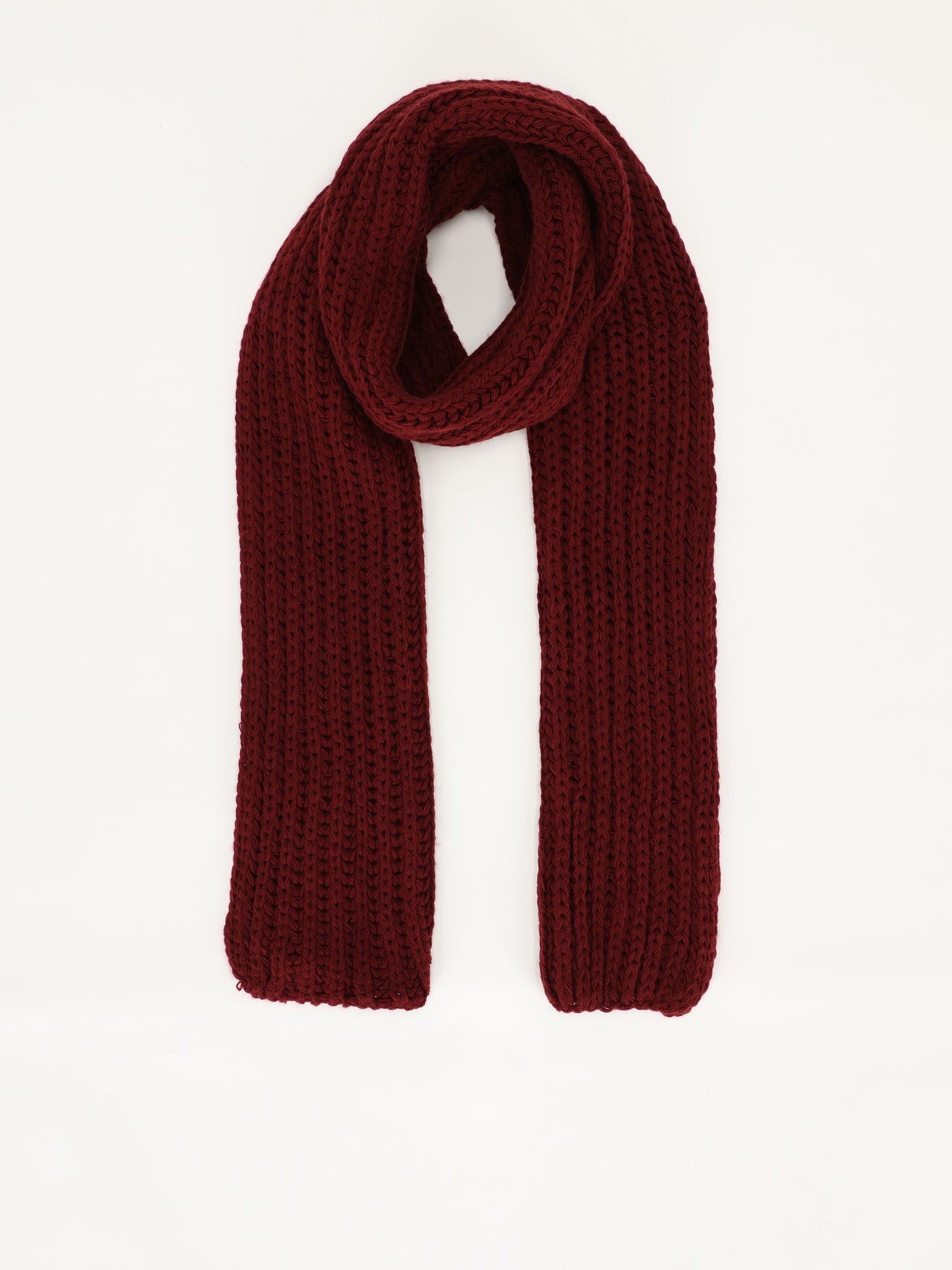 Basic Knitted Wool Scarf