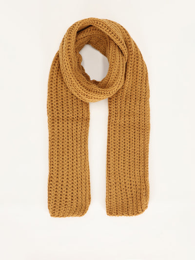 Basic Knitted Wool Scarf