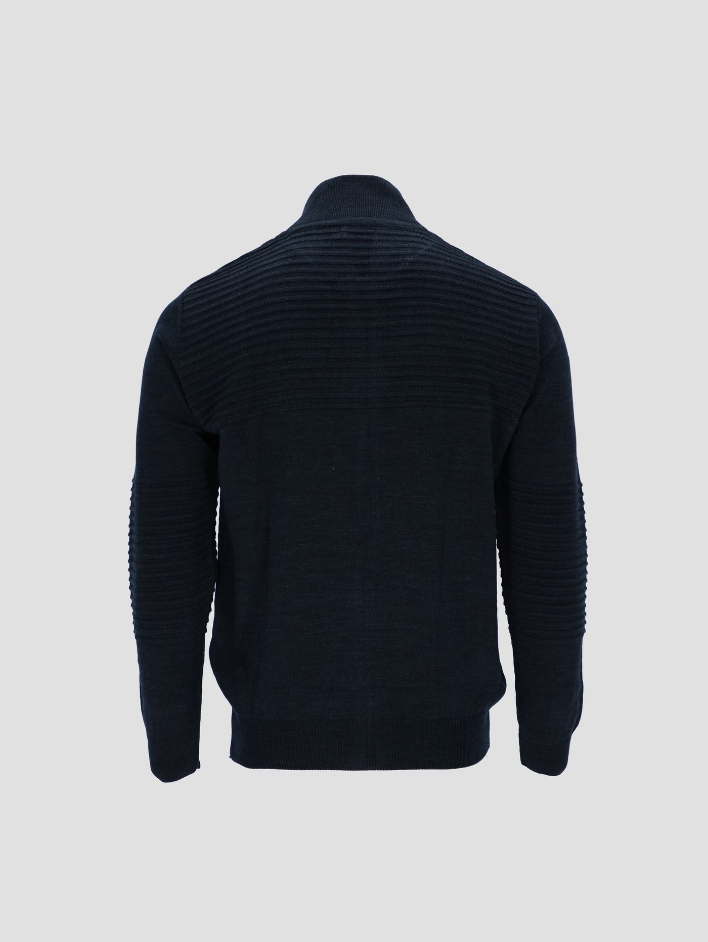 Men's Knitted Zip-Up Cardigan