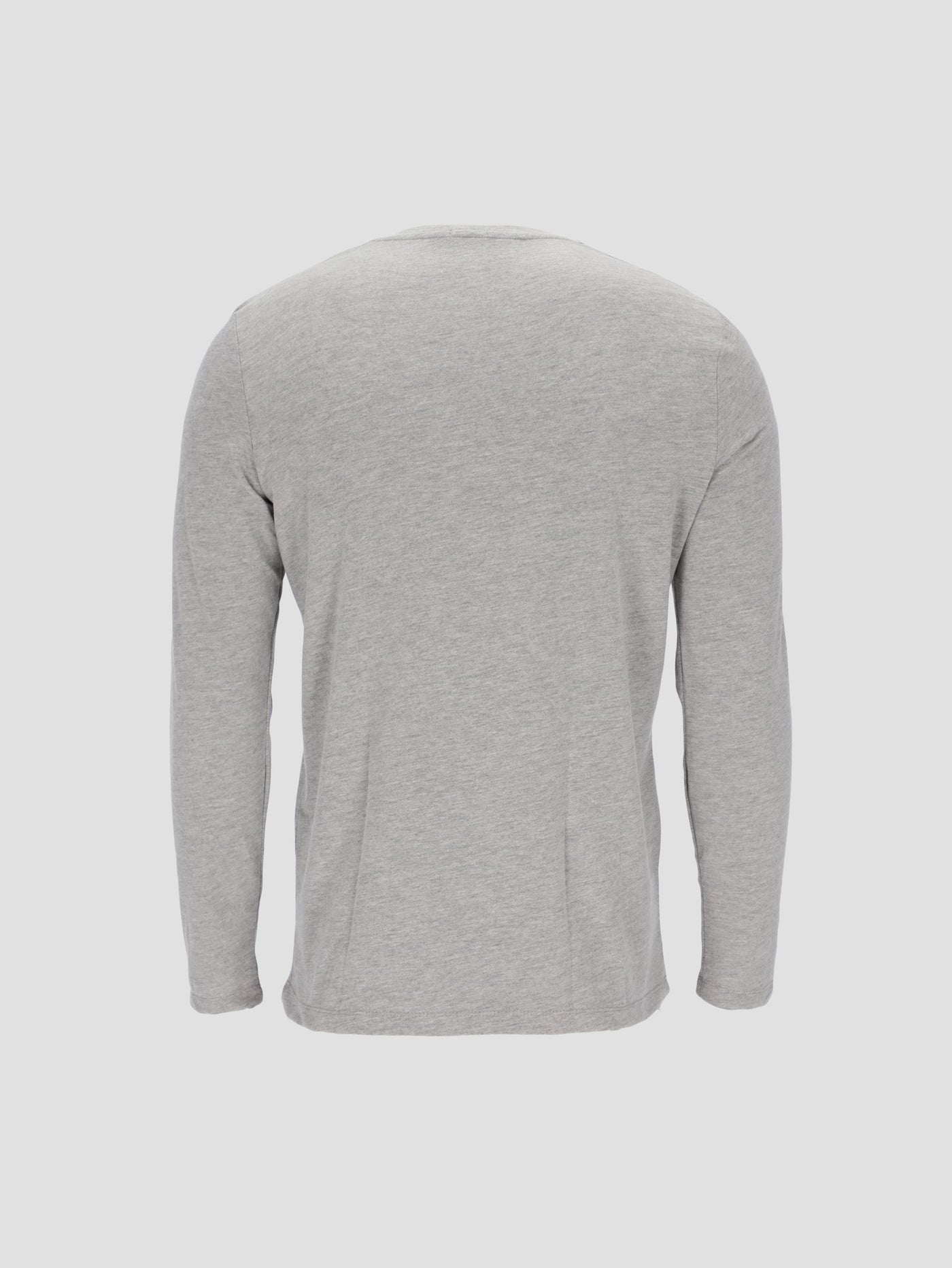 Men's Long Sleeve T-shirt with V Neck