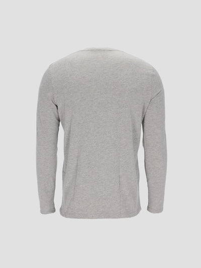 Men's Long Sleeve T-shirt with V Neck