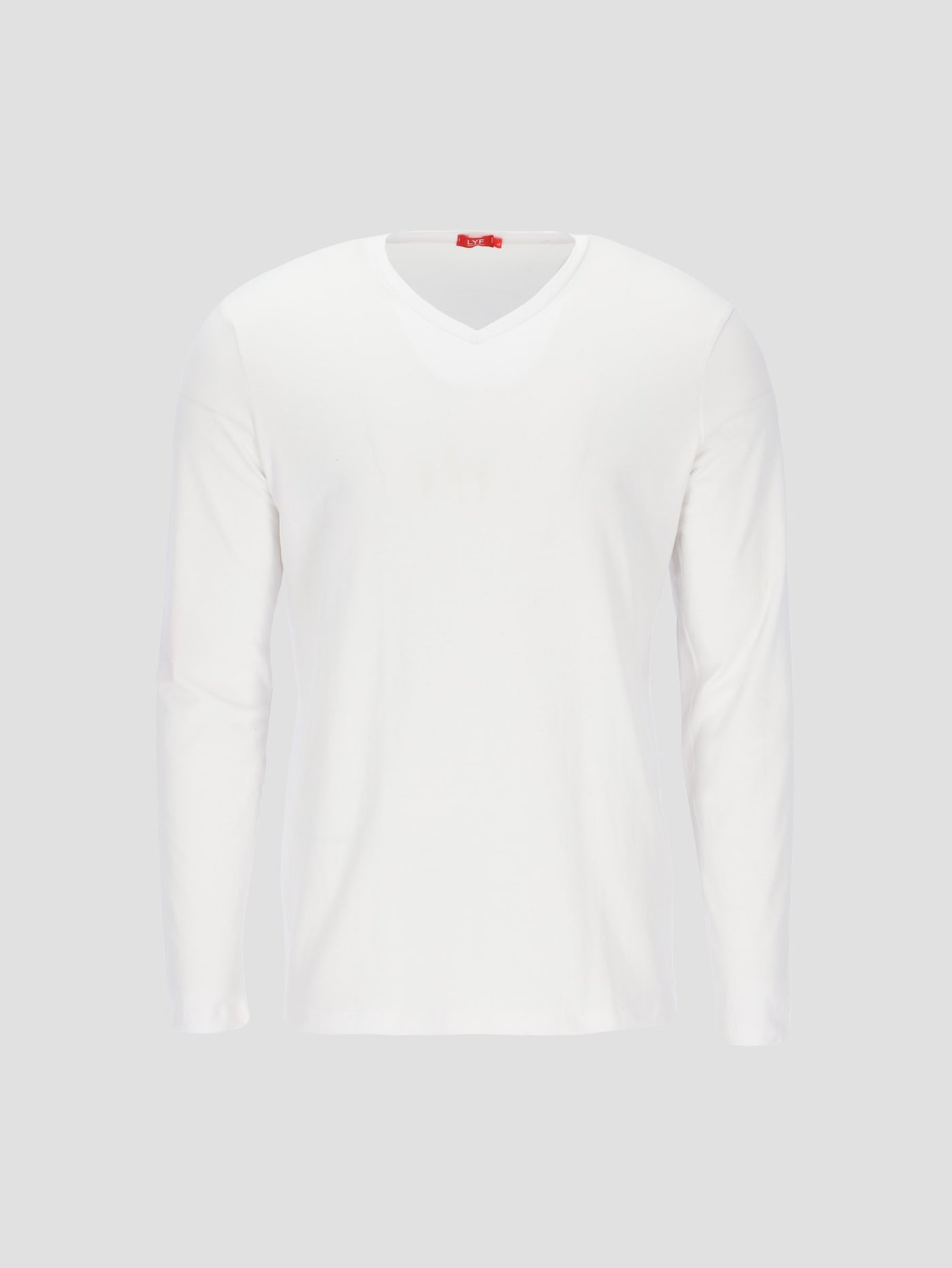 Men's Long Sleeve T-shirt with V Neck