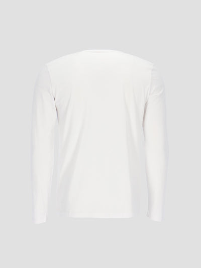 Men's Long Sleeve T-shirt with V Neck