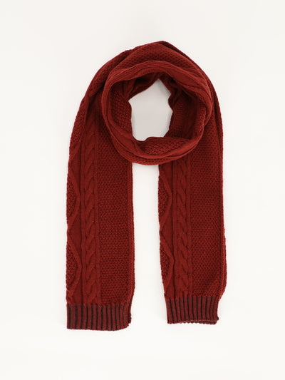 Braided Pattern Scarf