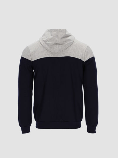 Men's Color-Block Zipper Hoodie