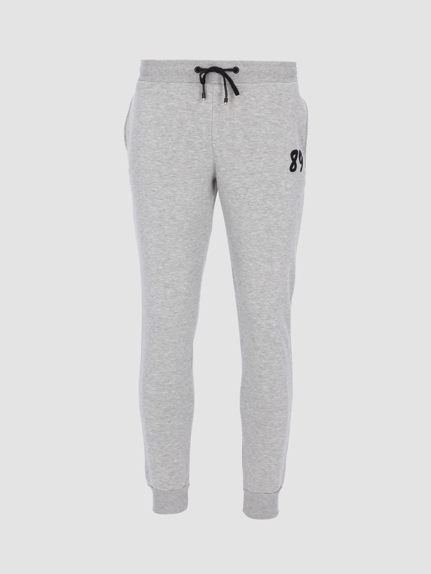 Men's Basic Sweatpants with Printed Patch 89