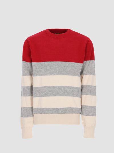 Kids Boys Color-Block Striped Sweater