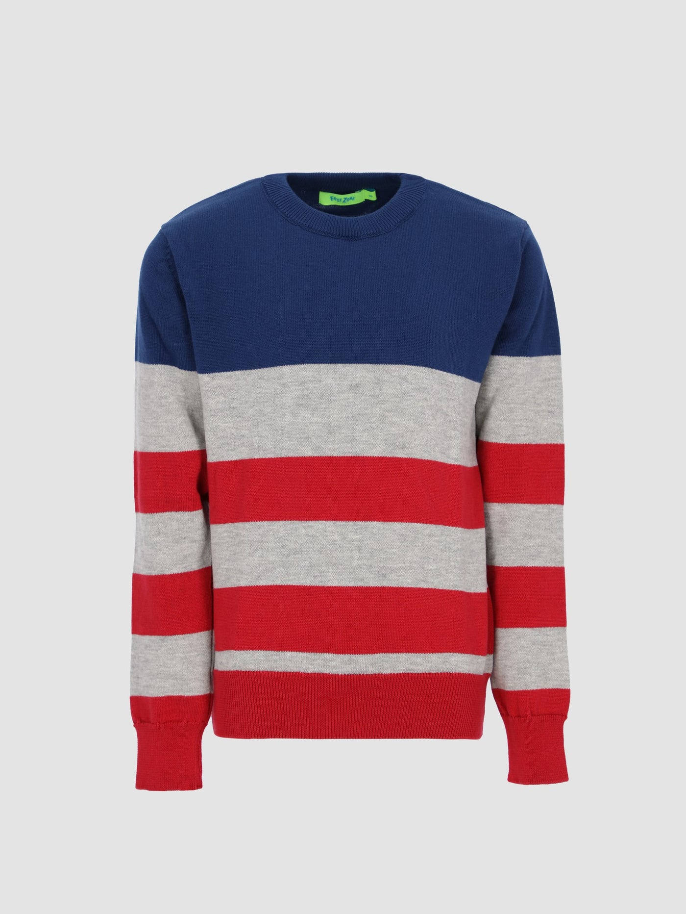 Kids Boys Color-Block Striped Sweater