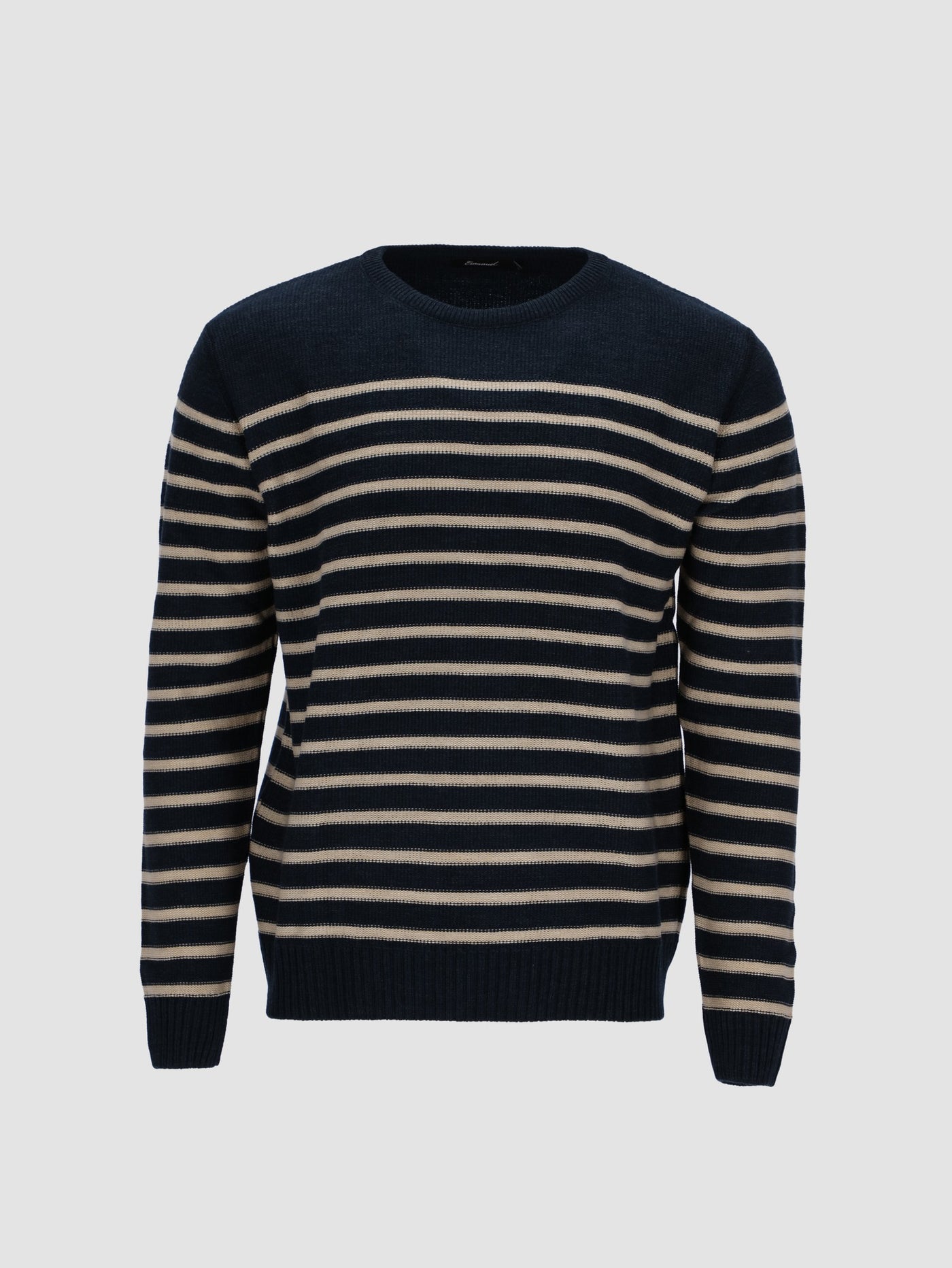 Men's Color-Block Striped Pullover