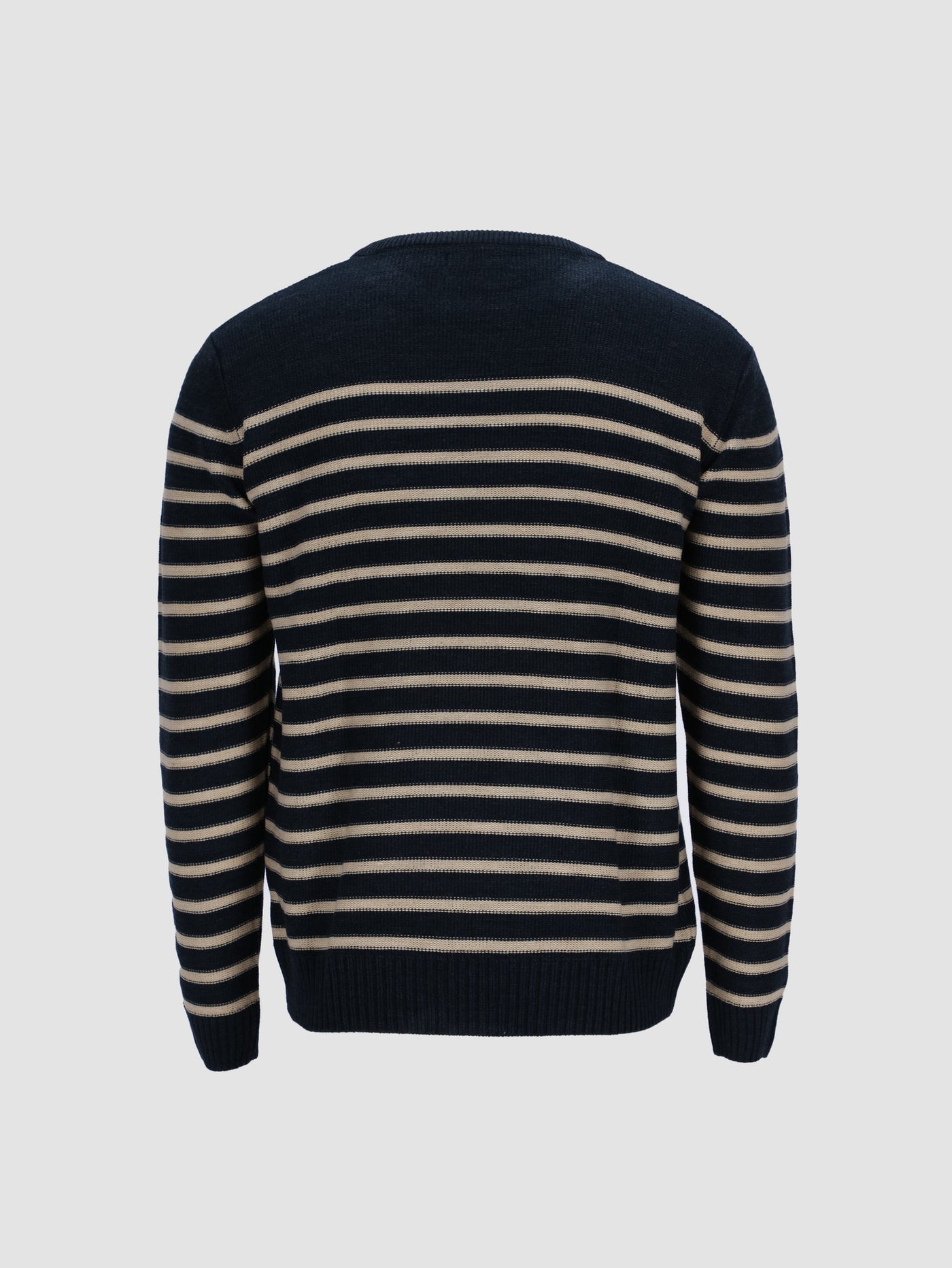 Men's Color-Block Striped Pullover