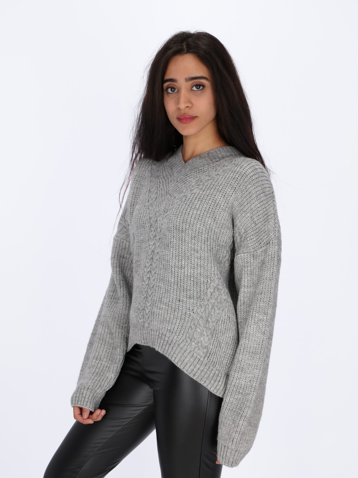 Front Detailed Knitted Pullover