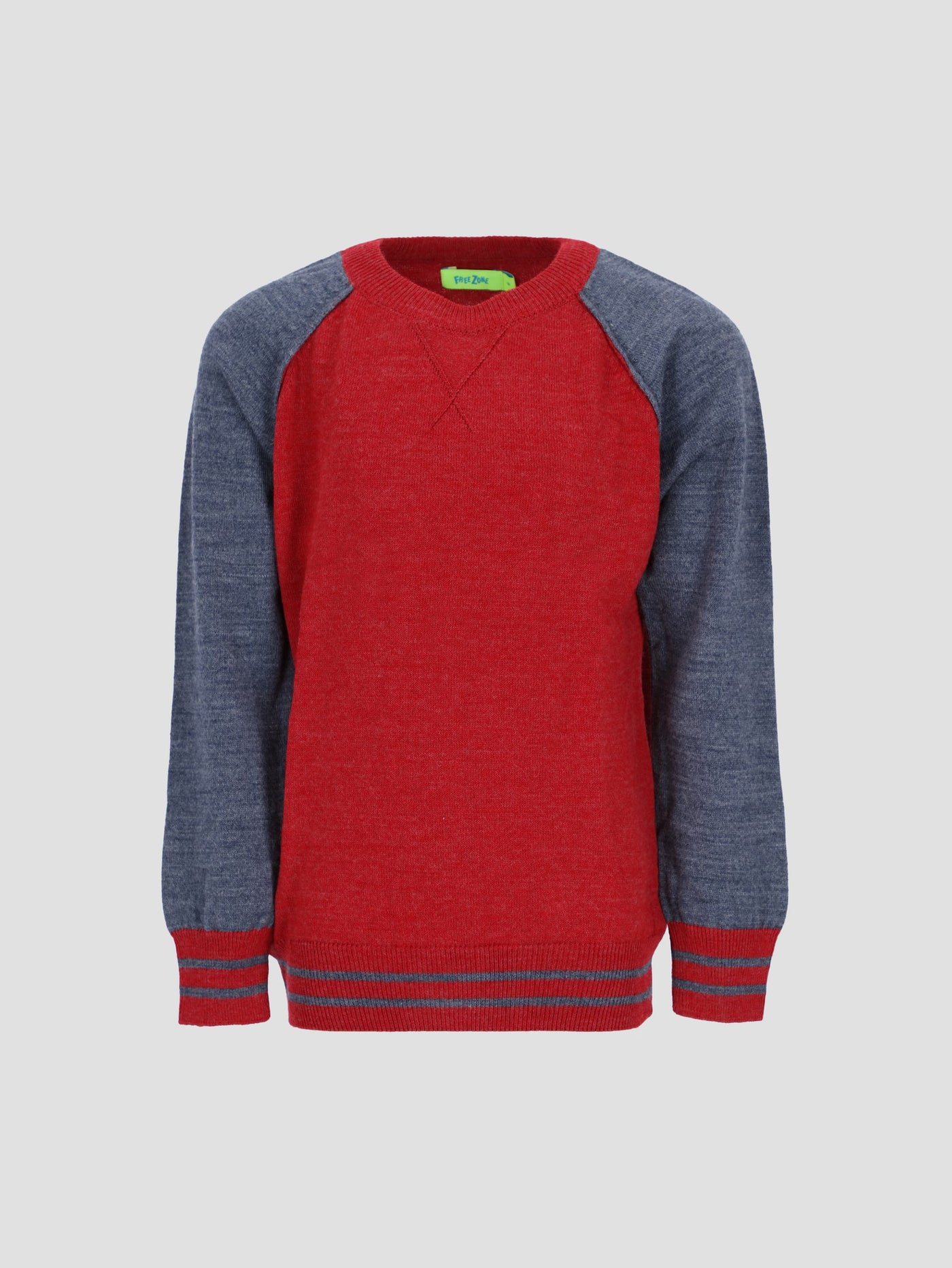 Kids Boys Raglan Sleeve Knit Pullover