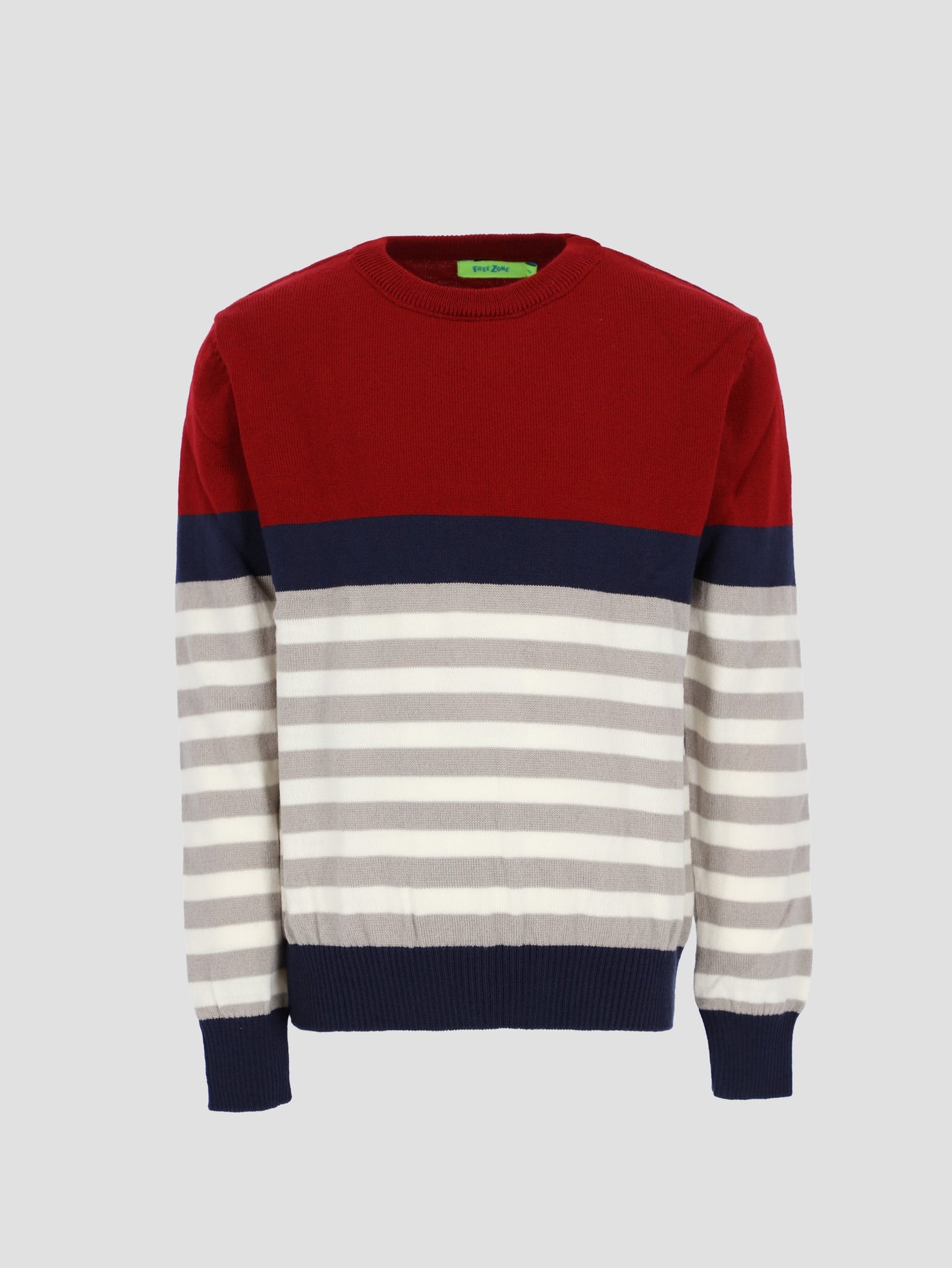 Kids Boys Color-block Striped Sweater