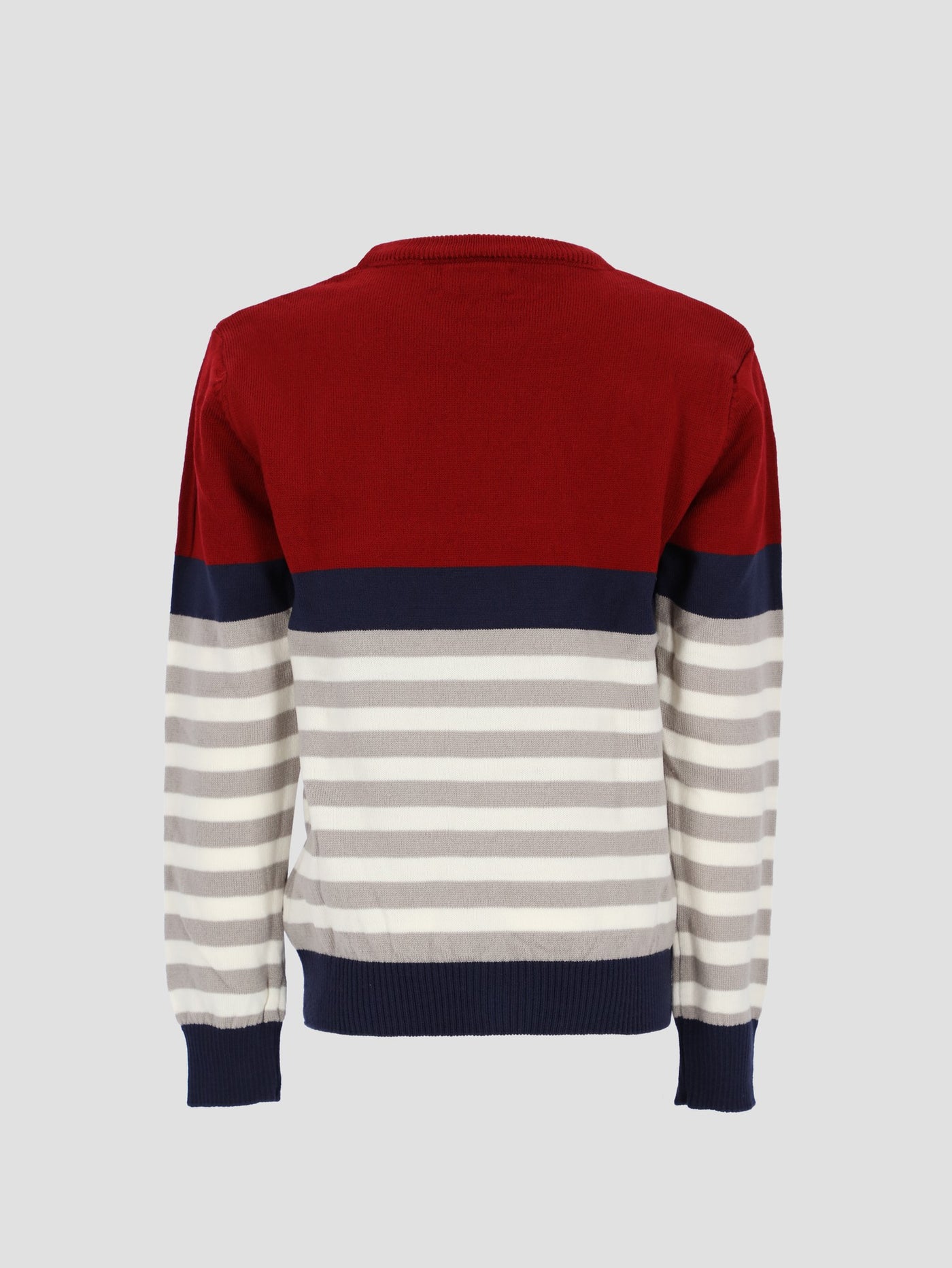 Kids Boys Color-block Striped Sweater