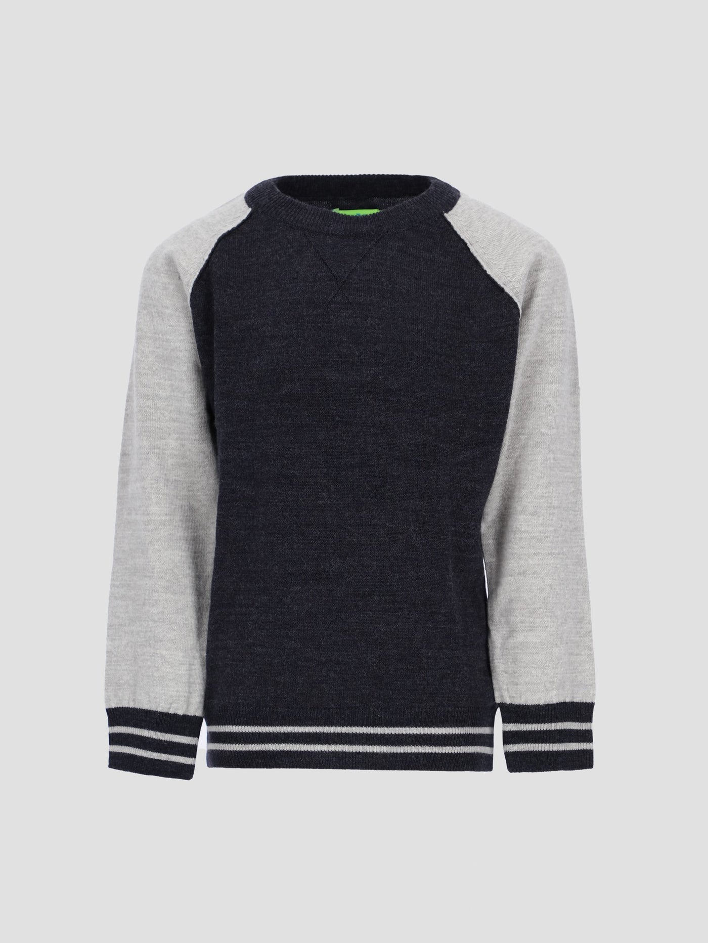 Kids Boys Raglan Sleeve Knit Pullover