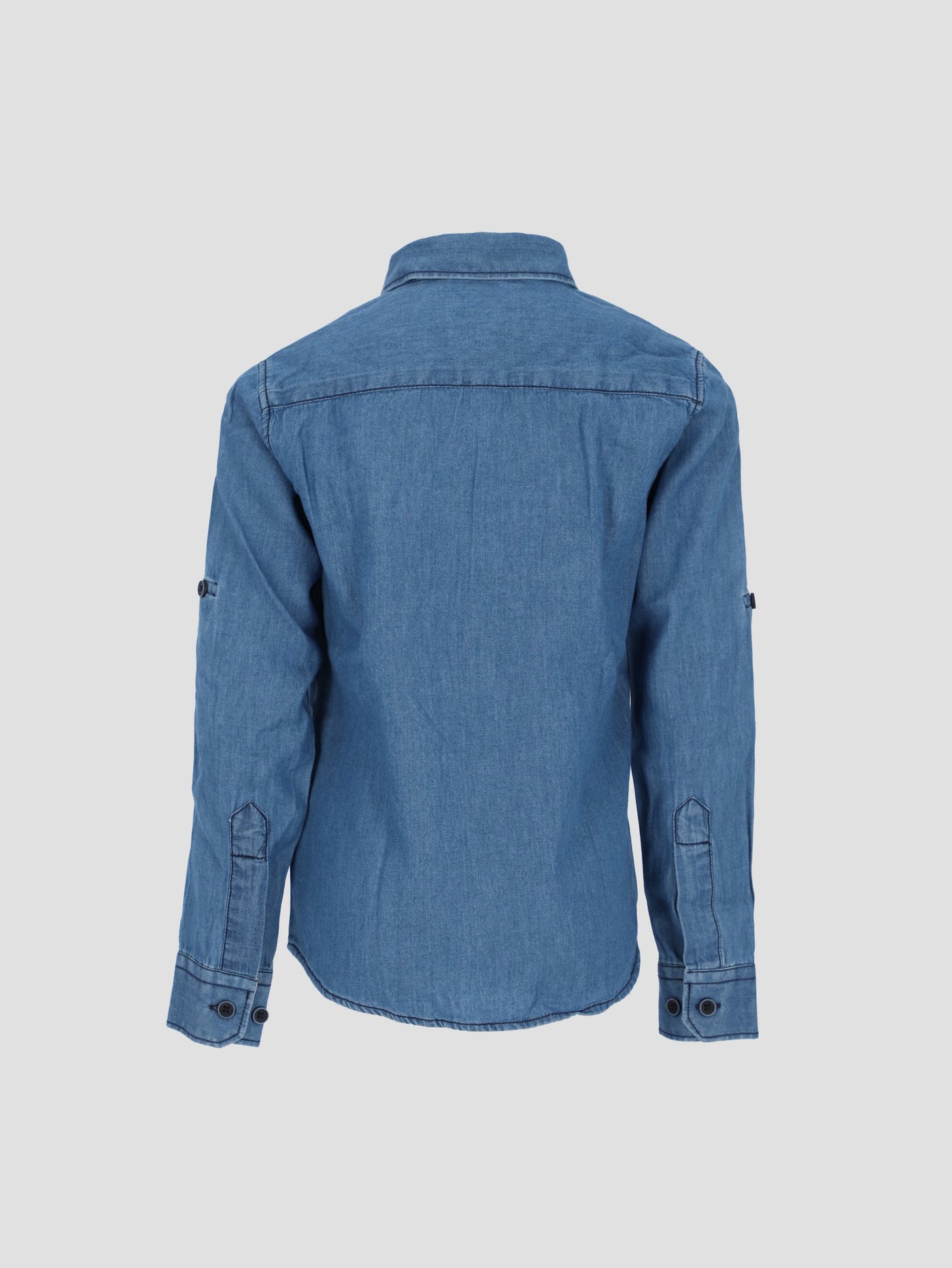 Kids Boys Denim Long Sleeve Shirt