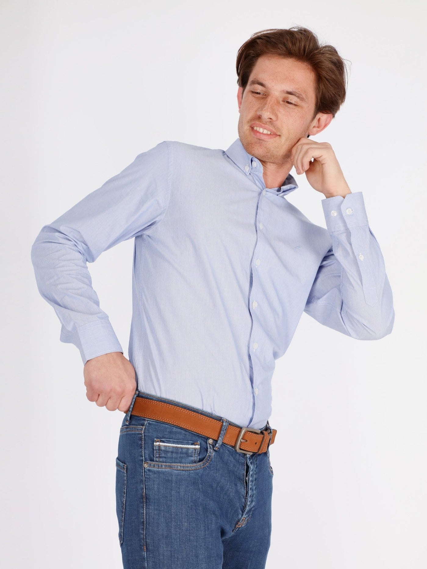 Daniel Hechter Shirts Classic Long Sleeve Shirt with Buttoned Cuffs