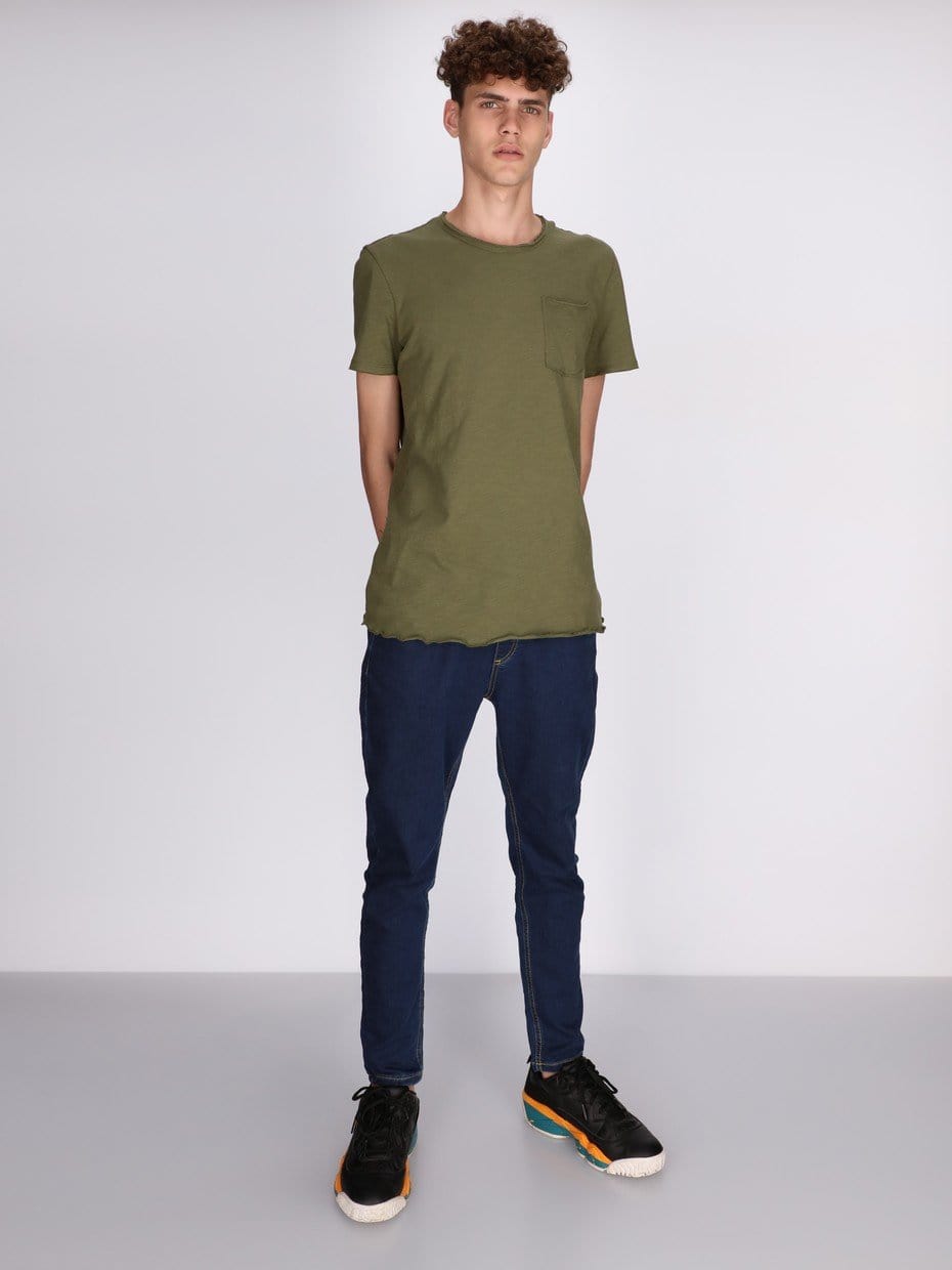 OR T-Shirts Chest Pocket T-Shirt with Round Neck