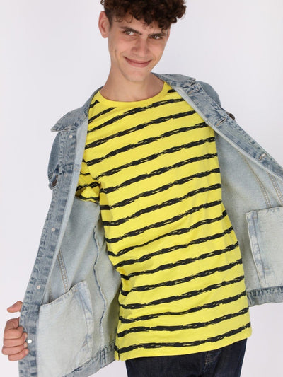 OR T-Shirts Inky Wide Striped T-Shirt