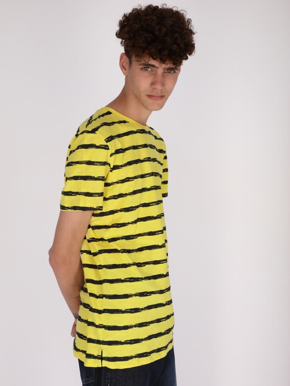 OR T-Shirts Inky Wide Striped T-Shirt