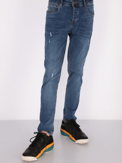 OR Pants & Shorts Light Blue / 32 Slim Fit Washed Effect Denim Jeans