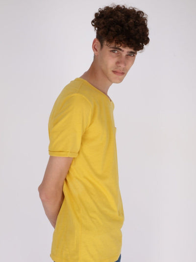 OR T-Shirts Chest Pocket V-Neck Solid T-Shirt