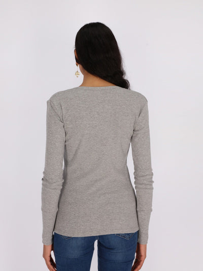 OR Jackets & Cardigans Basic Buttoned Jumper with V Neck