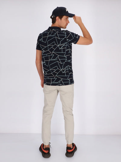 OR Polos Geometric Shapes Polo Shirt