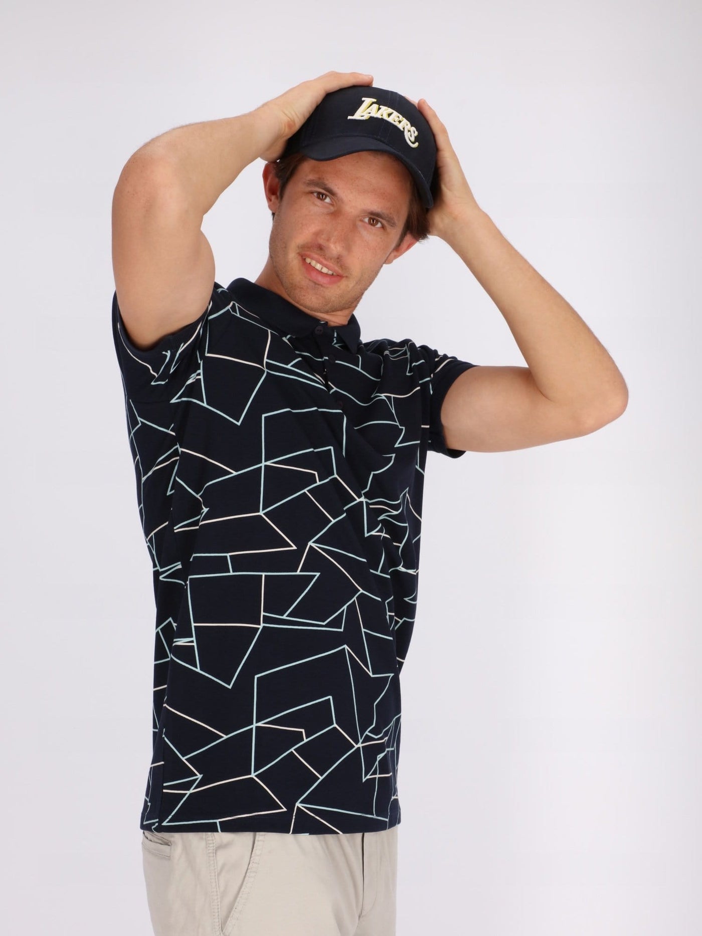 OR Polos Geometric Shapes Polo Shirt