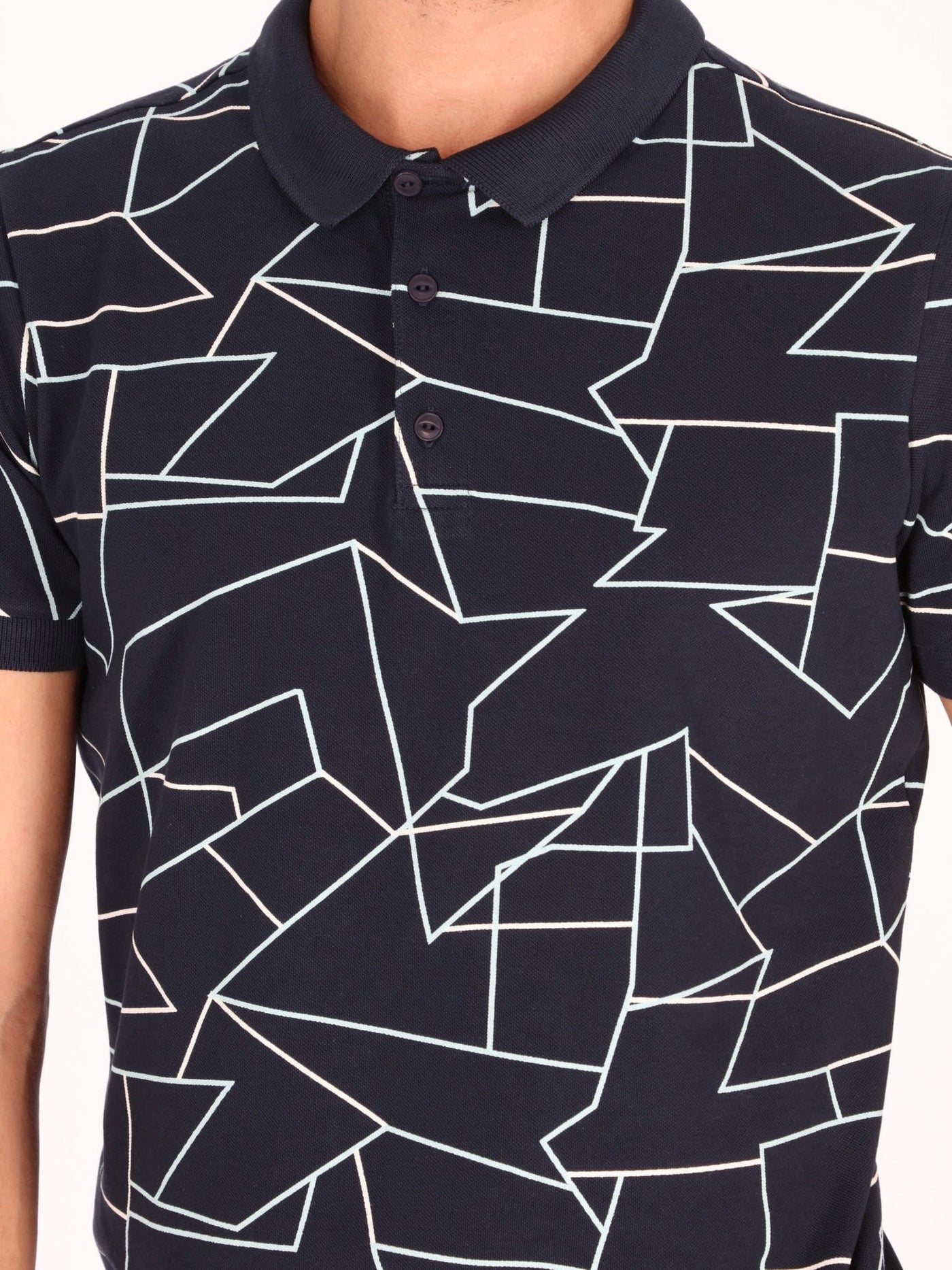 OR Polos Geometric Shapes Polo Shirt