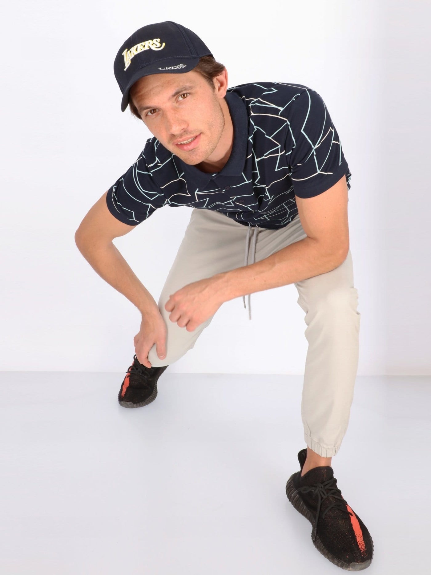 OR Polos Geometric Shapes Polo Shirt