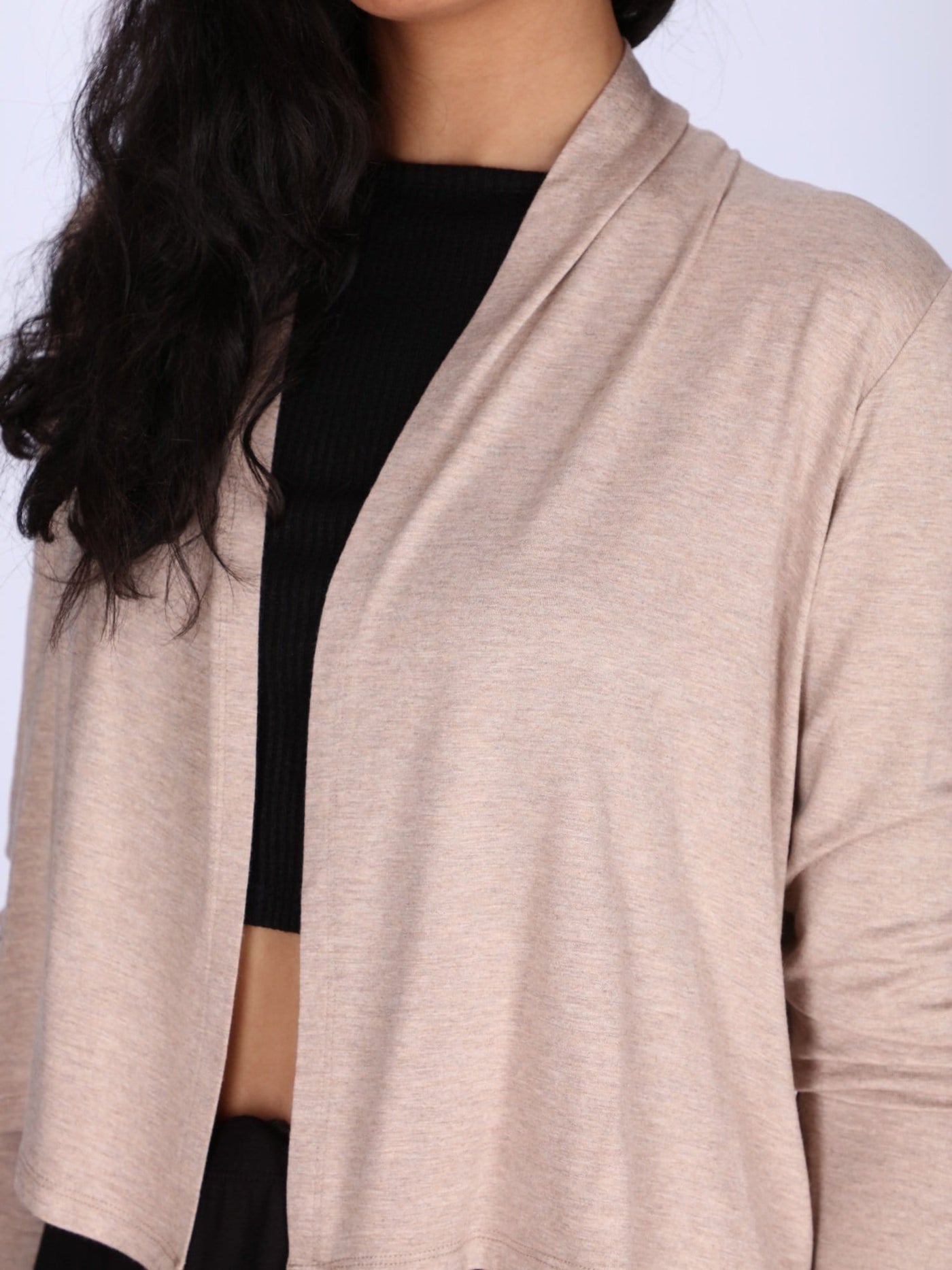 OR Jackets & Cardigans Basic Open Jumper With Long Sleeve