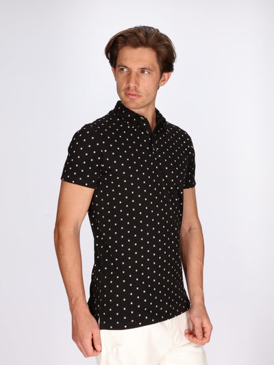 OR Polos Black / XXL Polka Dots Polo Shirt