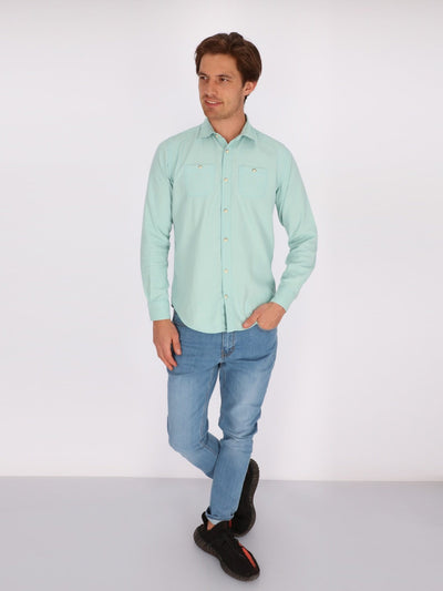 OR Shirts Front Pockets Gabardine Shirt