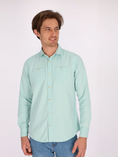 OR Shirts Front Pockets Gabardine Shirt