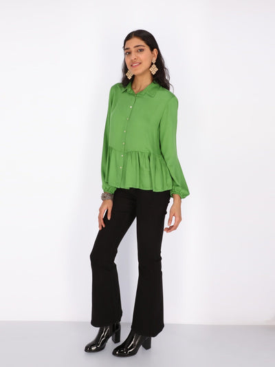 OR Tops & Blouses Elastic Blouse Long Sleeve