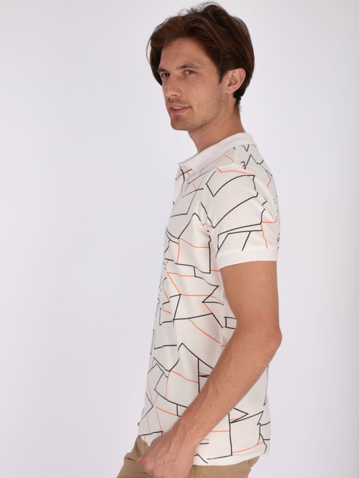 OR Polos Geometric Shapes Polo Shirt