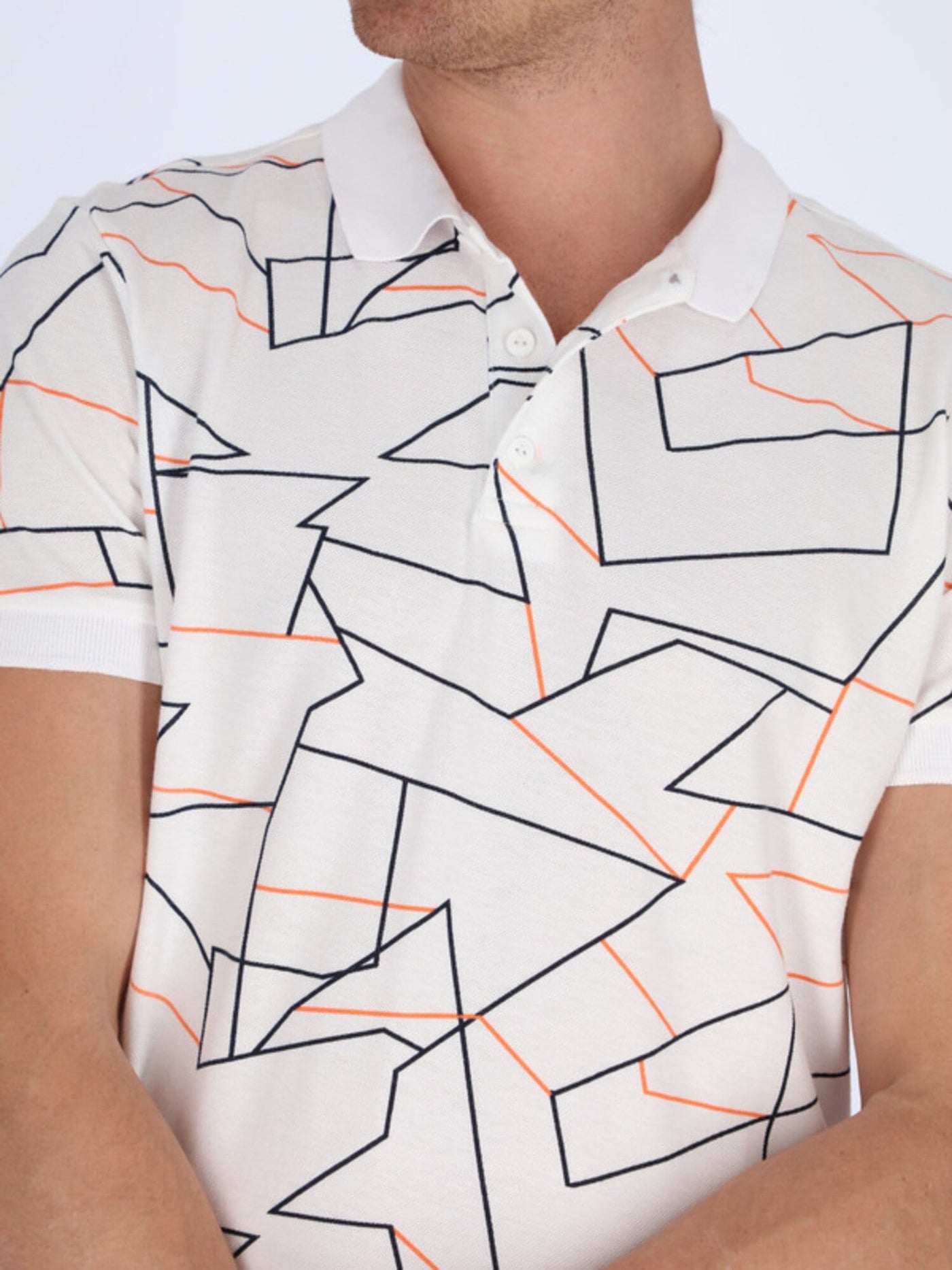 OR Polos Geometric Shapes Polo Shirt